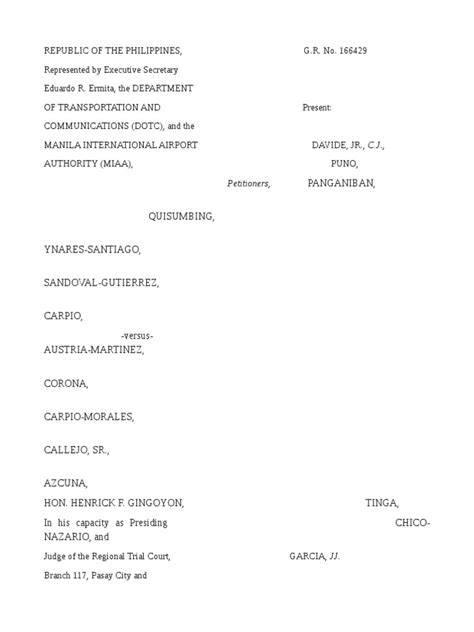 G.R. NO. 166429. December 19, 2005 (Case Brief / Digest).